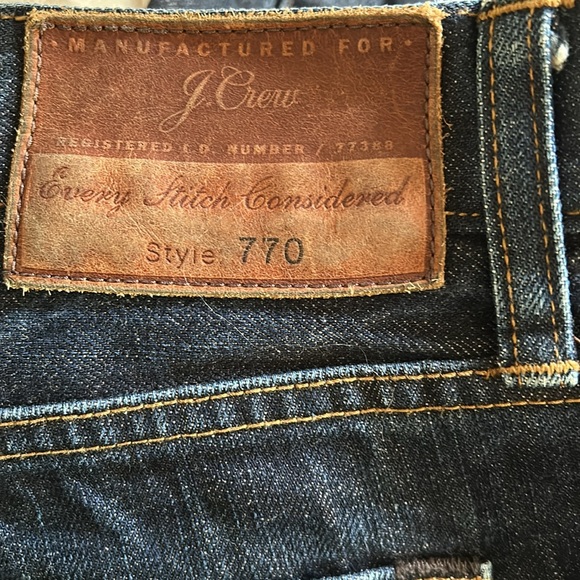 Men’s J CREW 770 straight jean. Size W 31L 32. - Picture 3 of 8